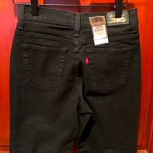 Levi’s 512 black bootcut jeans